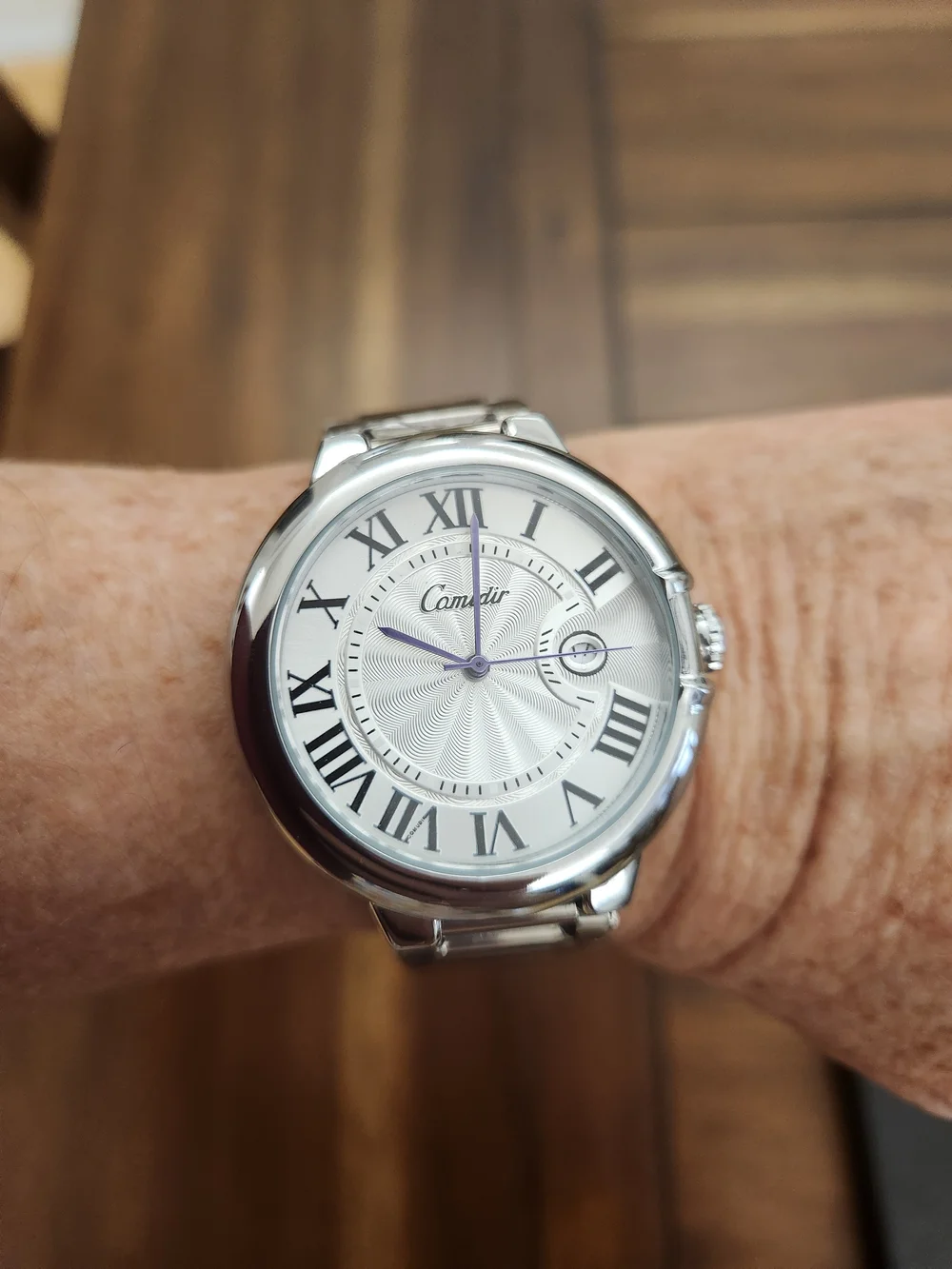 Men’s/Women's Silver Roman Numeral Watch
